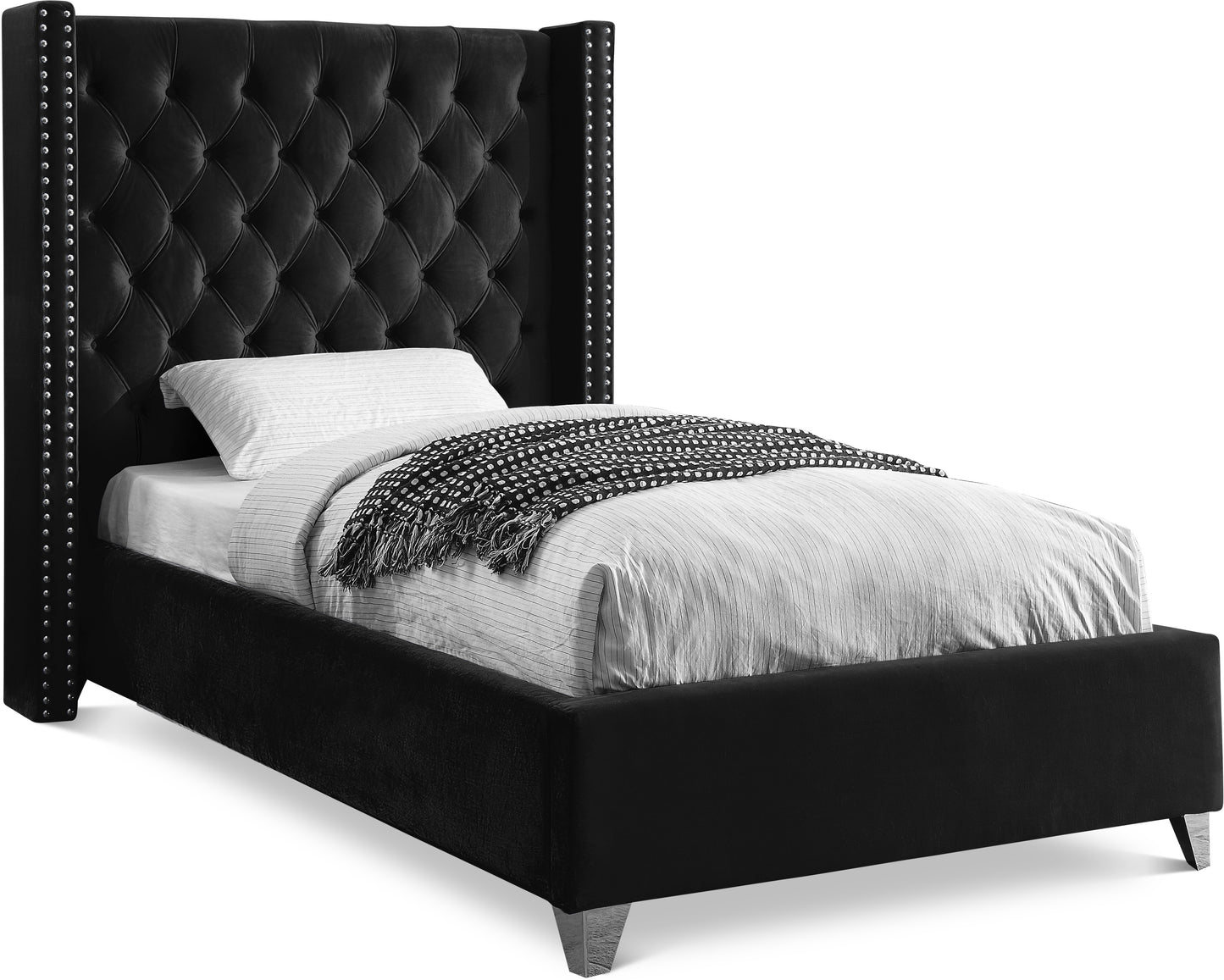 Nedia Velvet Bed