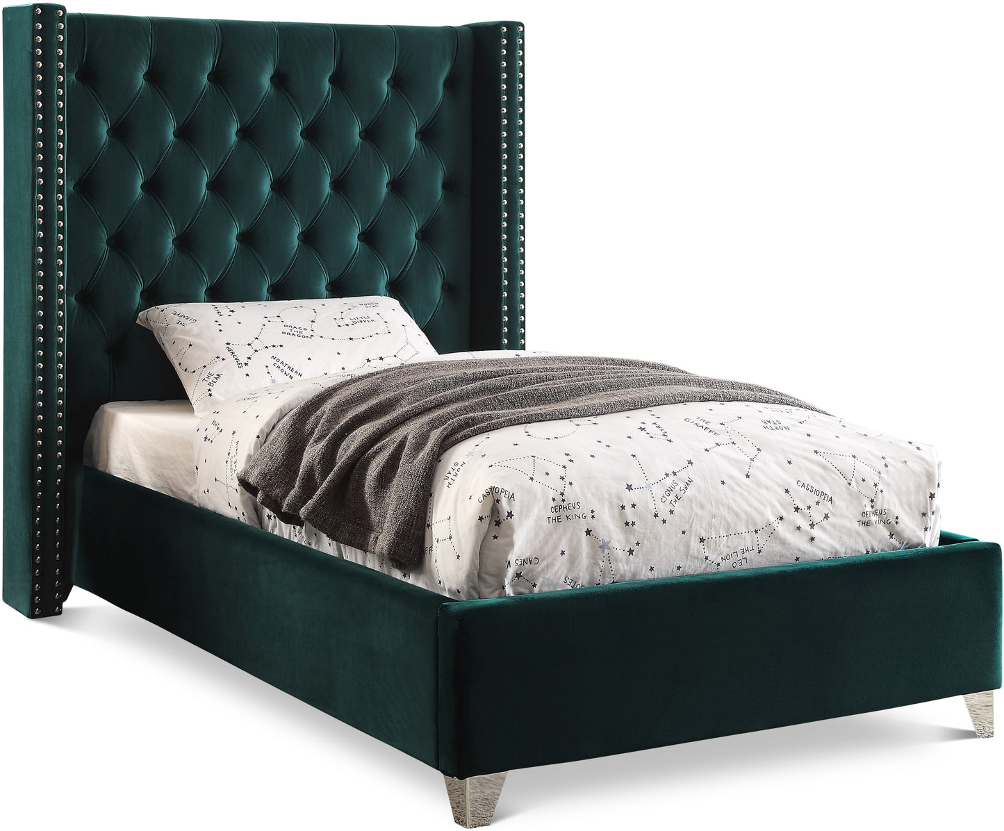 Nedia Velvet Bed