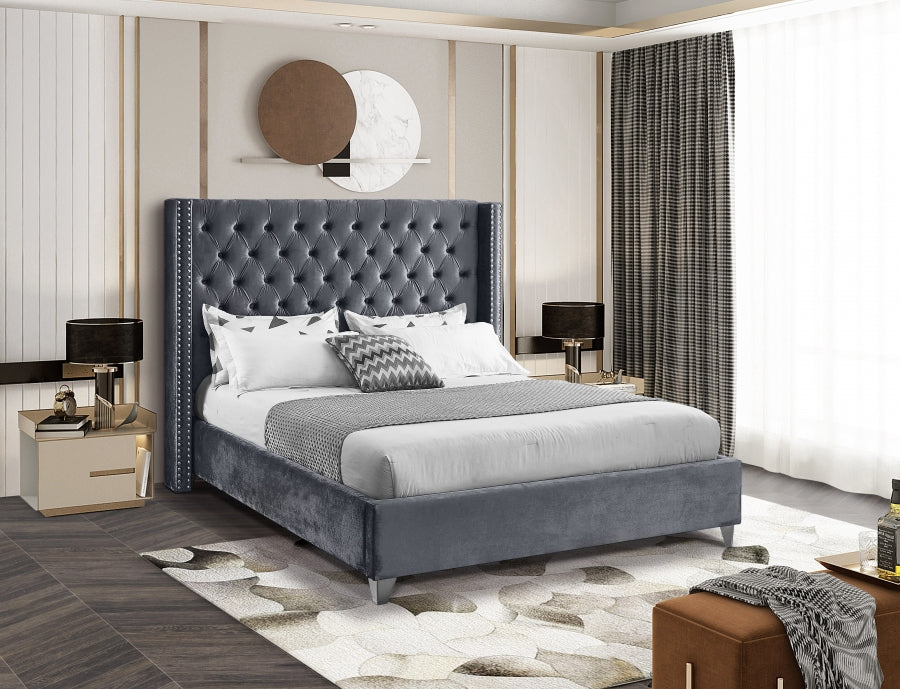 Nedia Velvet Bed