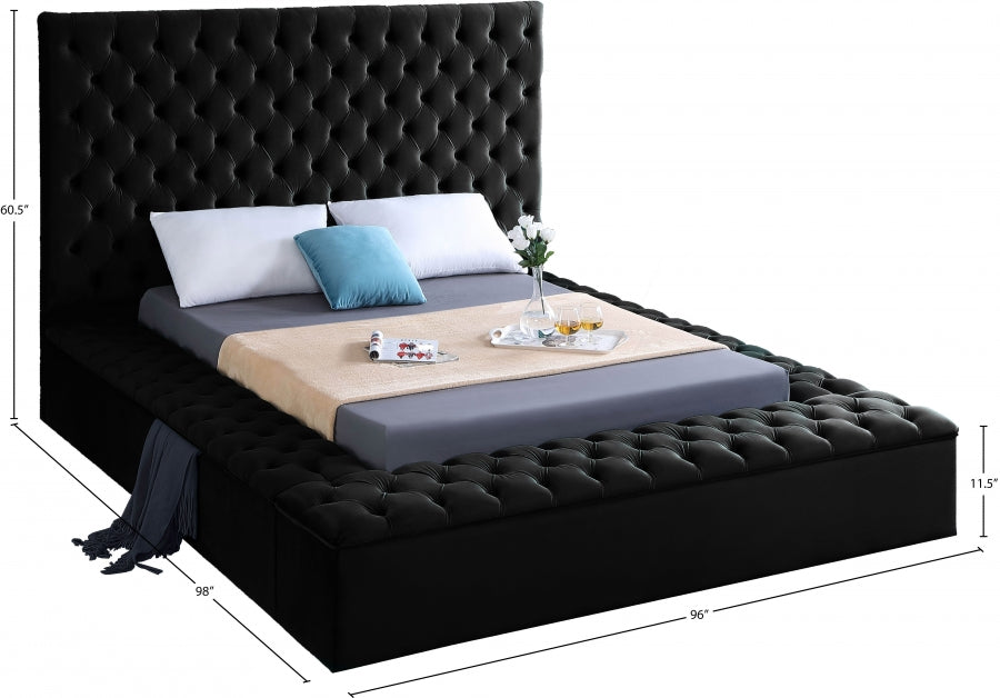 Ssilb Velvet Bed King