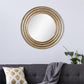 Gold Metal Wall Mirror, 39" x 1" x 39"