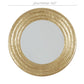 Gold Metal Wall Mirror, 39" x 1" x 39"