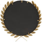 CosmoLiving by Cosmopolitan Gold Metal Leaf Wall Mirror, 23" x 2" x 23"