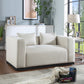 Eifla Linen Textured Fabic Living Room Set