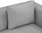 Eifla Linen Textured Fabic Living Room Set