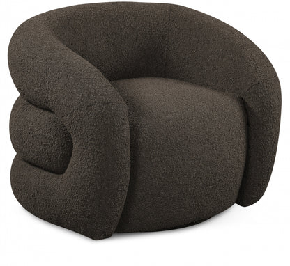 Yrubxor Boucle Fabric Swivel Accent Chair