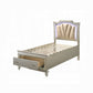 Nyltiak Twin Bed W/Led & Storage