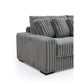 0328 Fabric Stationary Sectional Sofa w/ 9 Pillows