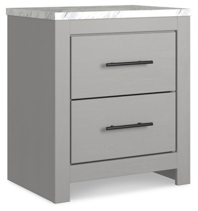 2911B Grubnottoc Two Drawer Night Stand