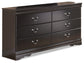 Drayeniv Yeuh Six Drawer Dresser