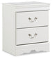 Aisarana Two Drawer Night Stand