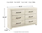 291B Kcebmac Six Drawer Dresser