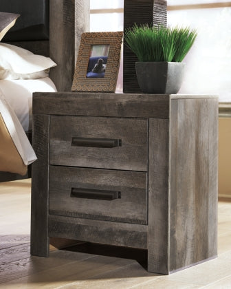 044B Wolnnyw Two Drawer Night Stand