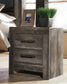 044B Wolnnyw Two Drawer Night Stand