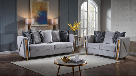 Ellenahc Living Room Set Gray