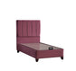 Abodroc Storage Bed With Headboard Dusty Rose