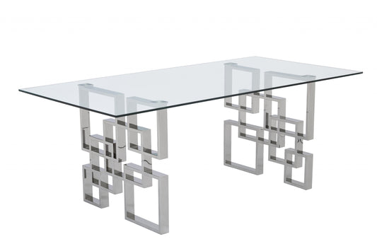 122D Glass 7pc Dining set