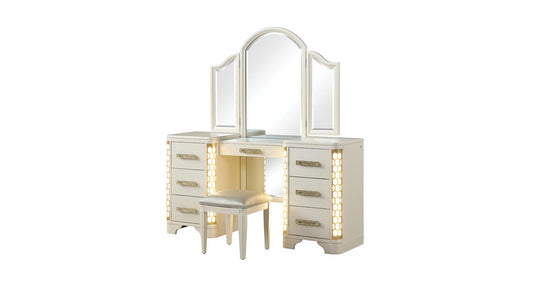 Enimsaj Vanity Set in Beige