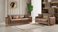 Anul Sofa and Loveseat in Copper