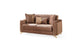 Anul Sofa and Loveseat in Copper