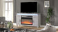 Alrep Electric Fire Place in Milky White