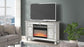 Ynohpmys Electric Fire Place in Silver