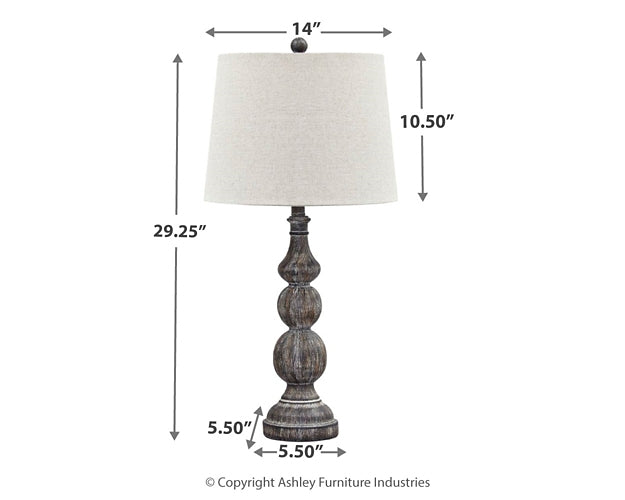 Ashley Express - Mair Poly Table Lamp (2/CN)