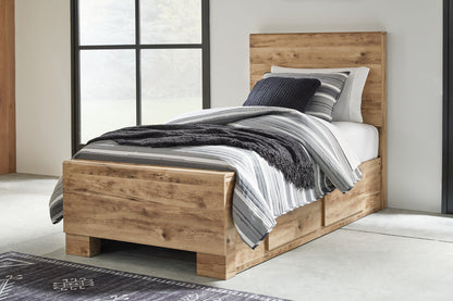 Hyanna  Panel Bed With 2 Side Storage