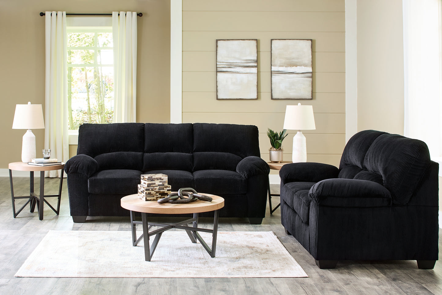 SimpleJoy Sofa and Loveseat