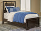 Covetown Twin Panel Bed with Dresser and 2 Nightstands