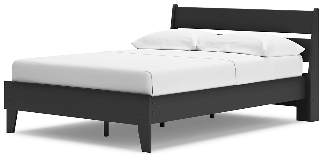 Ashley Express - Socalle Full Panel Platform Bed with Dresser and 2 Nightstands