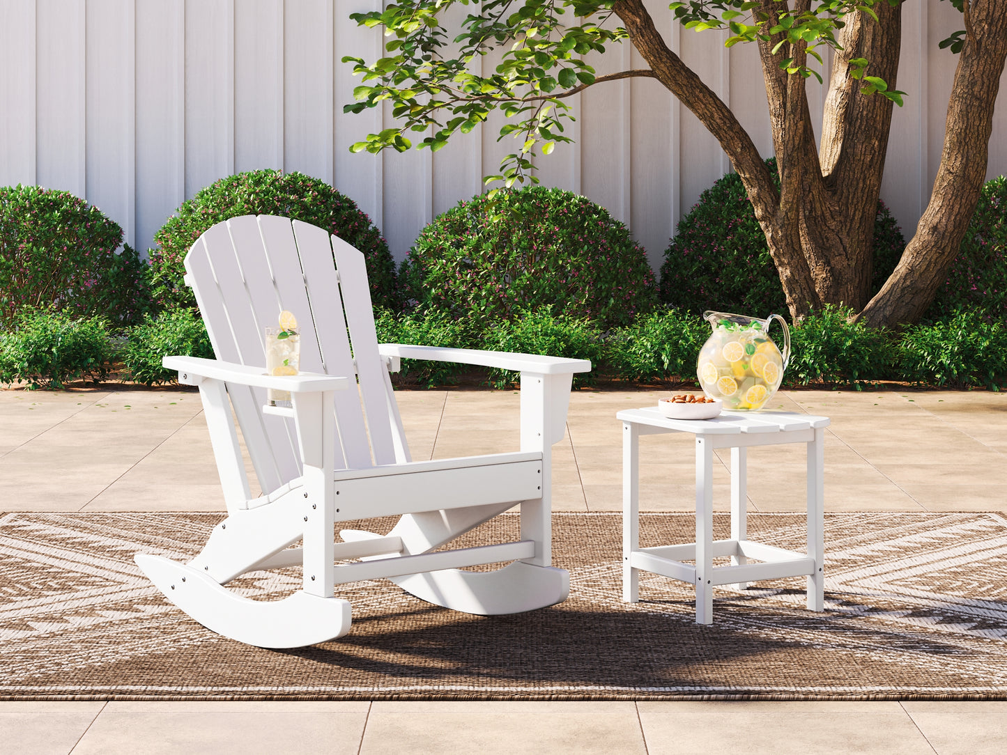 Ashley Express - Sundown Treasure Outdoor Chair with End Table