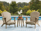 Marina Sun 2 Adirondack Chairs with End table